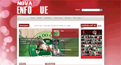 Desktop Screenshot of novaenfoque.com.br