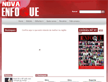 Tablet Screenshot of novaenfoque.com.br